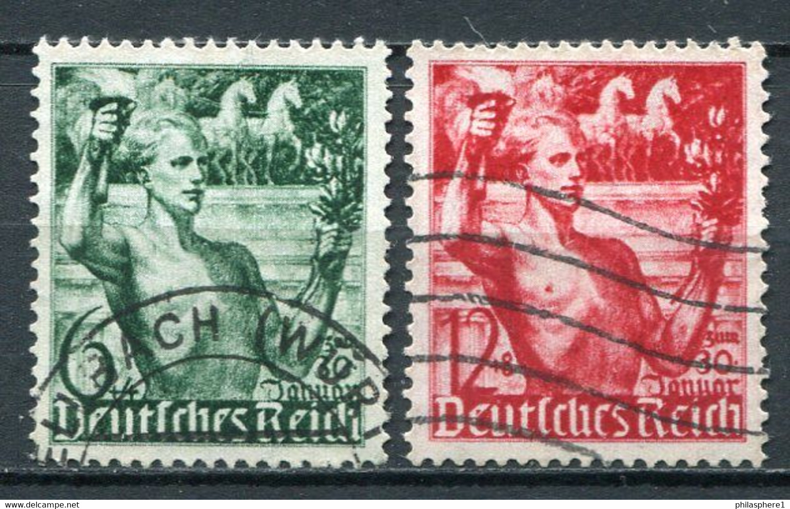 Deutsches Reich Nr.660/1         O  Used         (3722) - Gebraucht