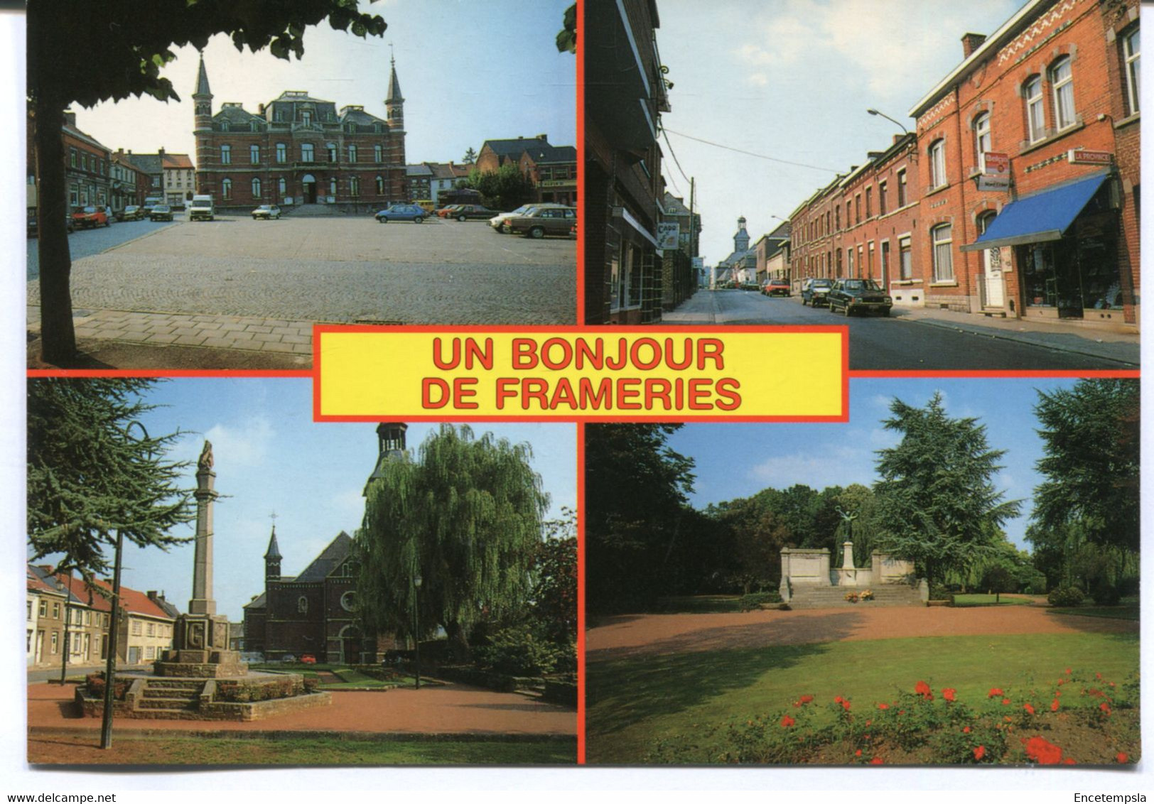 CPM - Carte Postale - Belgique - Un Bonjour De Frameries  (MO17624) - Frameries