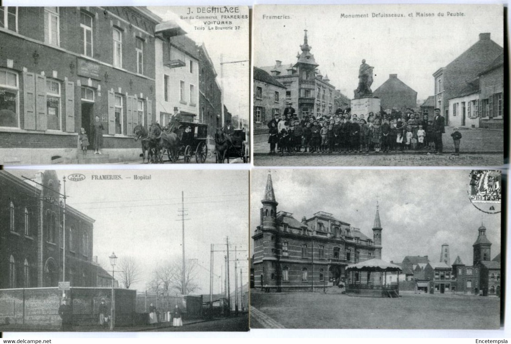 CPM - Carte Postale - Belgique - 4 REPRODUCTIONS Frameries  (MO17625) - Frameries