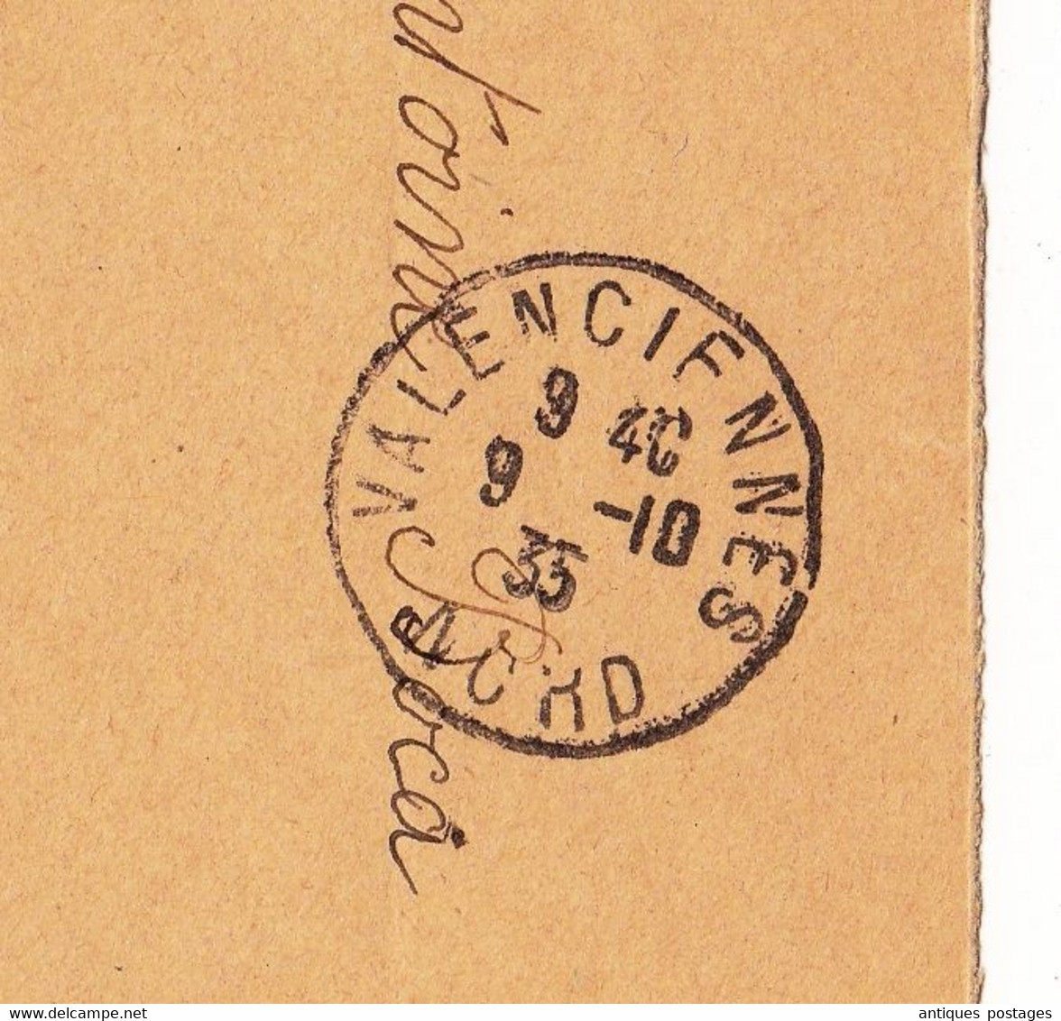 Lettre Recommandée 1935 Valenciennes Type Paix 1f75 - 1932-39 Paz