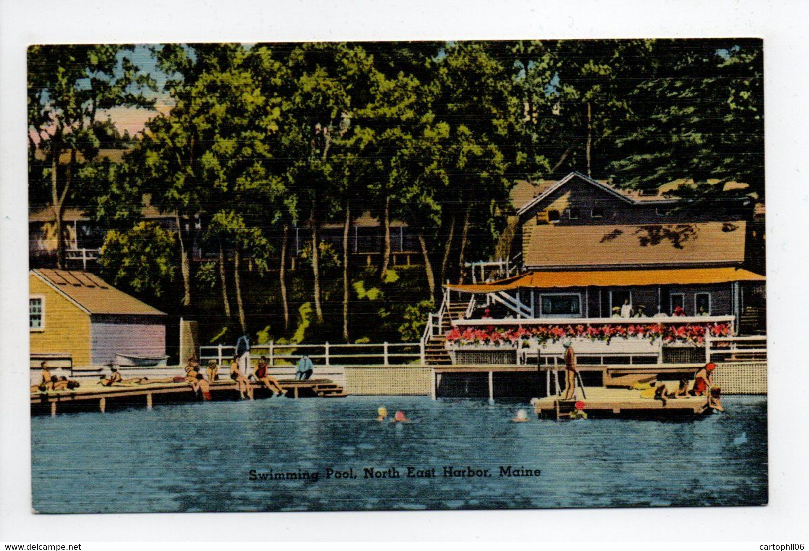 - CPA NORTH EAST HARBOR (USA / Maine) - Swimming Pool - - Autres & Non Classés