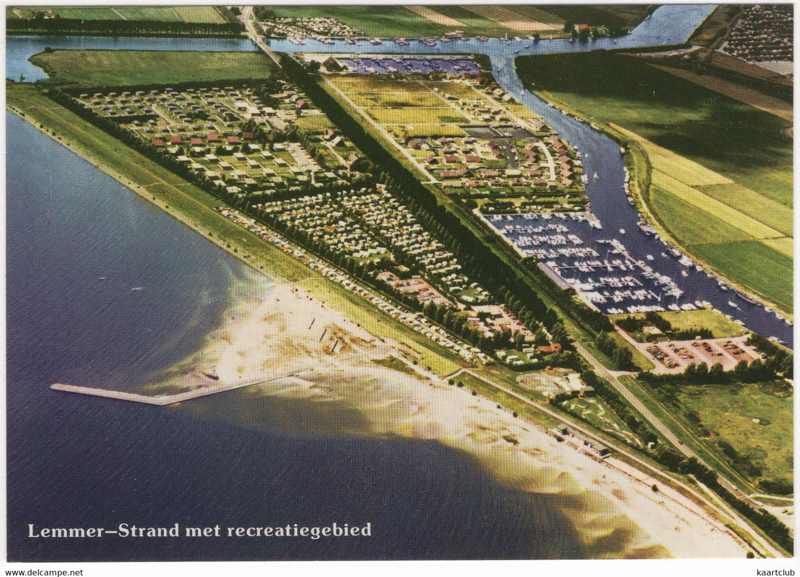 Lemmer - Strand Met Recreatiegebied - (Friesland, Holland) - Aerophoto-Schiphol - Lemmer