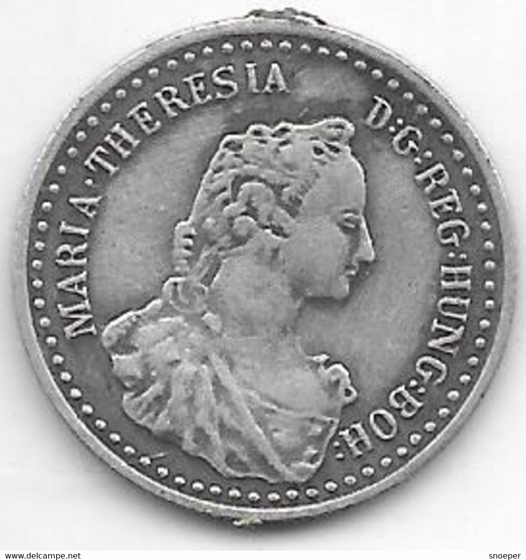 *medaille  Austria Maria Theresia 1760 Archidux - Royal / Of Nobility
