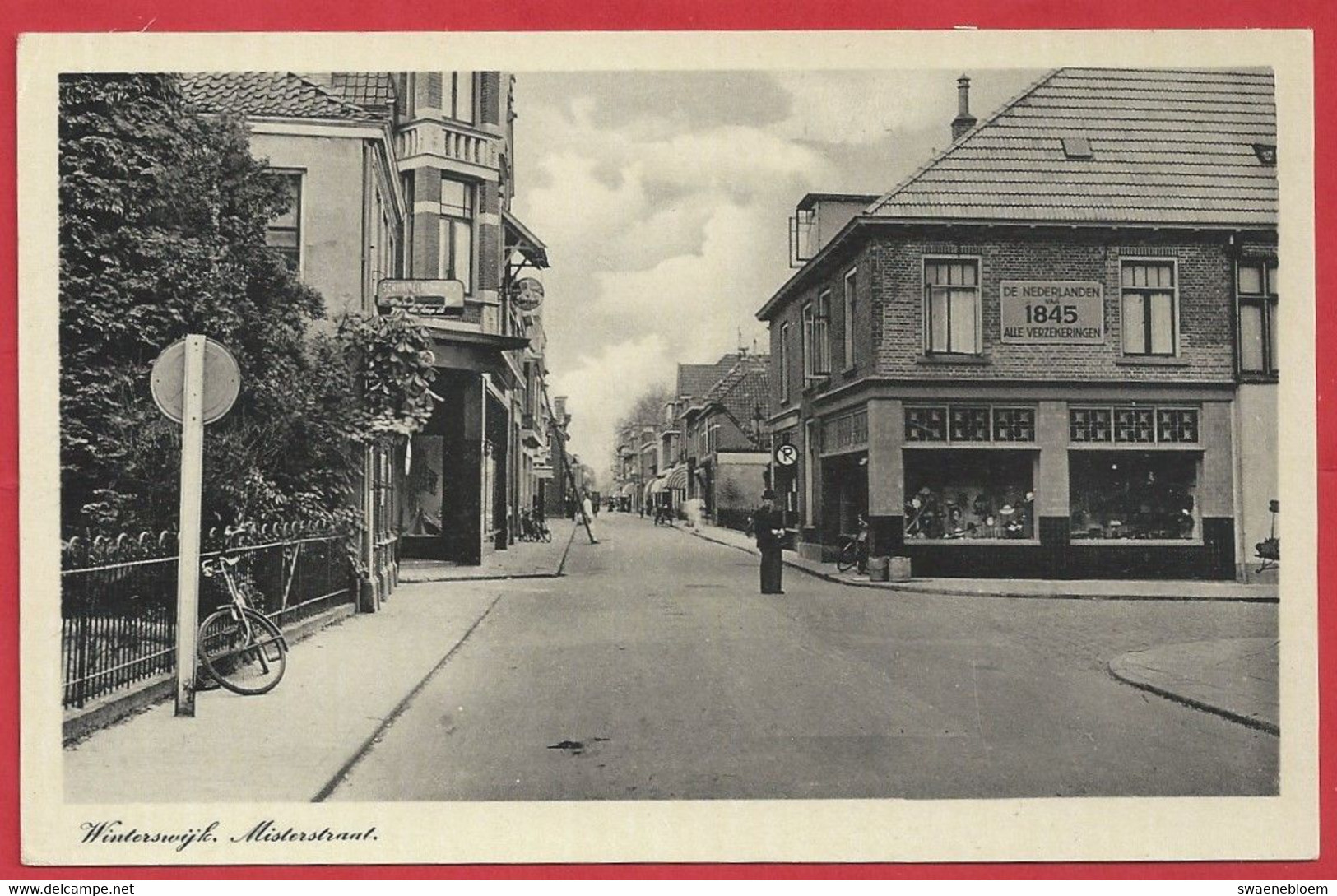 NL.- WINTERSWIJK. MISTERSTRAAT.  Uitgever Boekhandel G.J. Albrecht. Foto Mantel. - Winterswijk