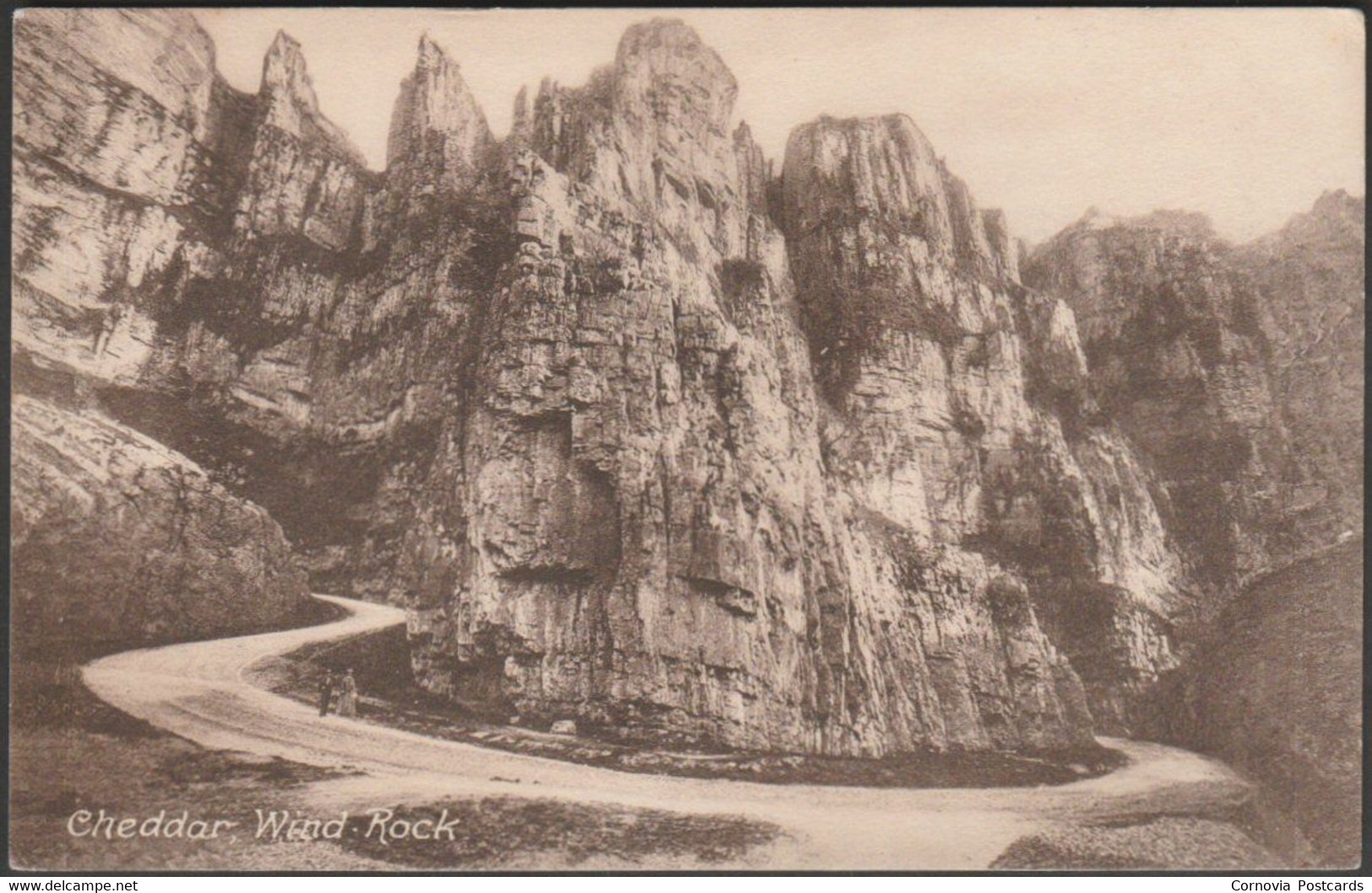 Wind Rock, Cheddar, Somerset, C.1920s - Peacock Postcard - Cheddar