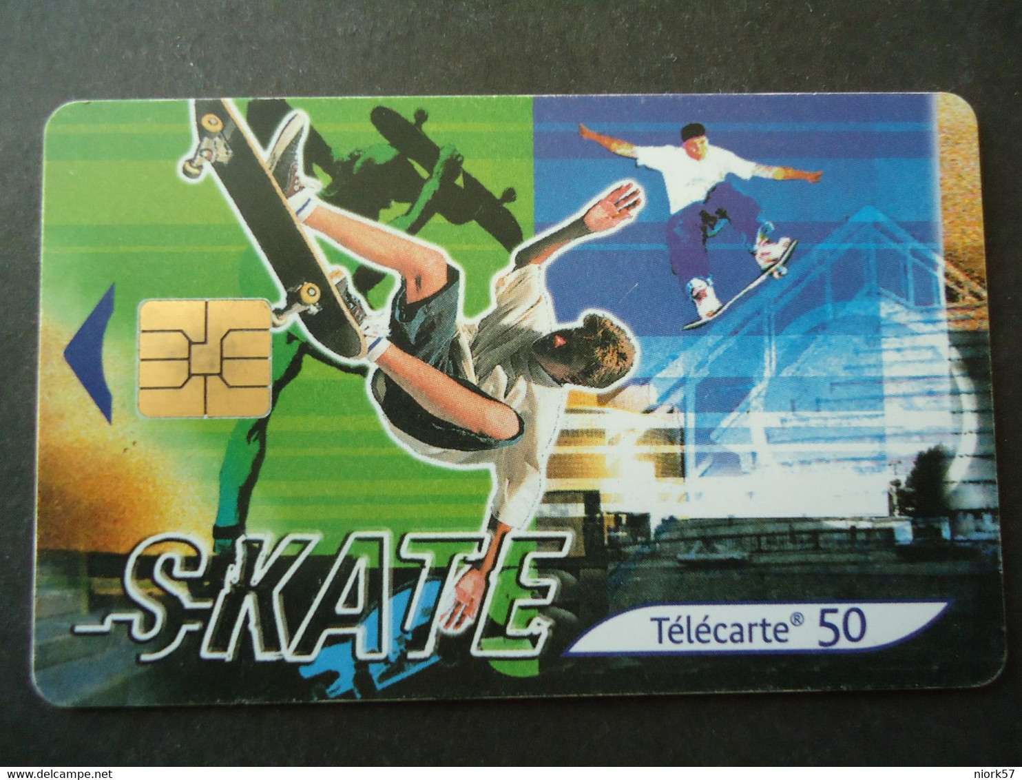 FRANCE USED   CARDS    SPORTS  SCATE - Phonecards: Internal Use