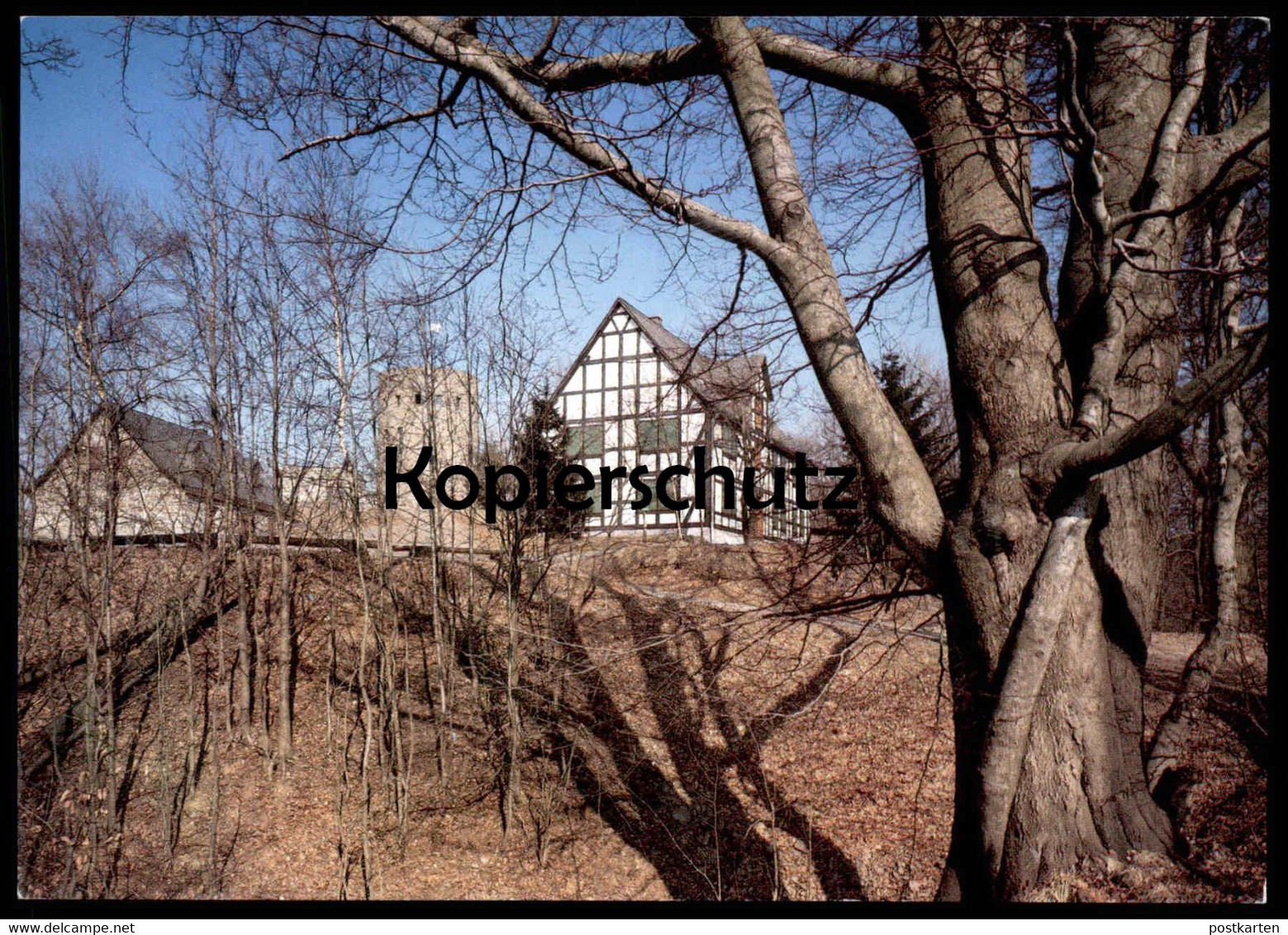 ÄLTERE POSTKARTE GINSBURG SIEGERLÄNDER BURGENVEREIN HILCHENBACH GRUND Burg Fachwerk Ruine AK Ansichtskarte Postcard Cpa - Hilchenbach