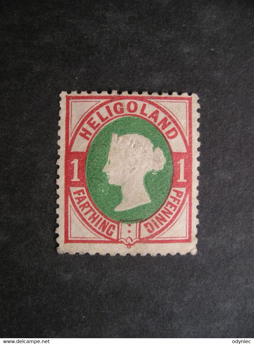 HELIGOLAND Queen Victoria 1875 MH - Heligoland (1867-1890)