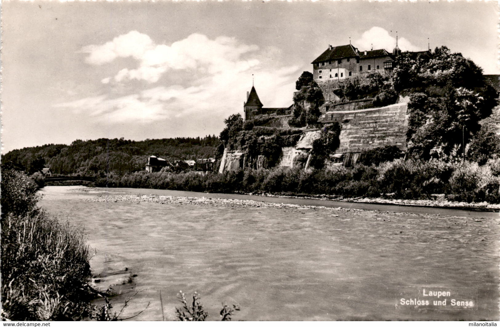 Laupen - Schloss Und Sense (4317) * 6. 4. 1942 - Laupen