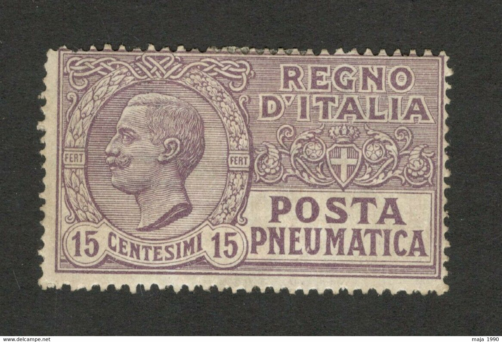 ITALY - MH STAMP -POSTA PNEUMATICA , 15 C - 1913/1923. - Rohrpost