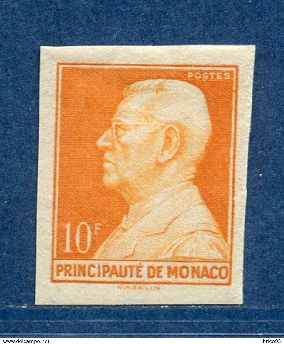 ⭐ Monaco - YT N° 304 A ** - Non Dentelé - Neuf Sans Charnière - 1948 à 1949 ⭐ - Nuevos