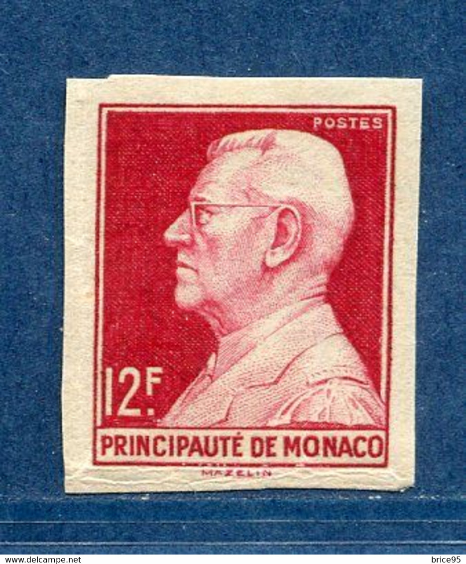 ⭐ Monaco - YT N° 305 ** - Non Dentelé - Neuf Sans Charnière - 1948 à 1949 ⭐ - Nuevos