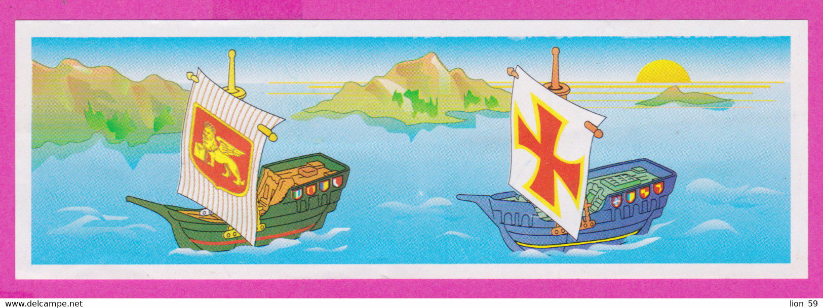 264617 / Instruction Kinder Surprise - Scandinavian Ships , 10.6 X 3.5 Cm. - Istruzioni