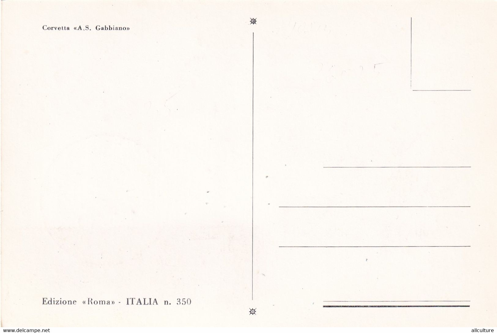 A10859- NAVE SHIP CORVETTE " A.S.GABBIANO", A PALO TORINO ITALIA 1980 MAXIMUM CARD USED STAMP - Maximumkaarten