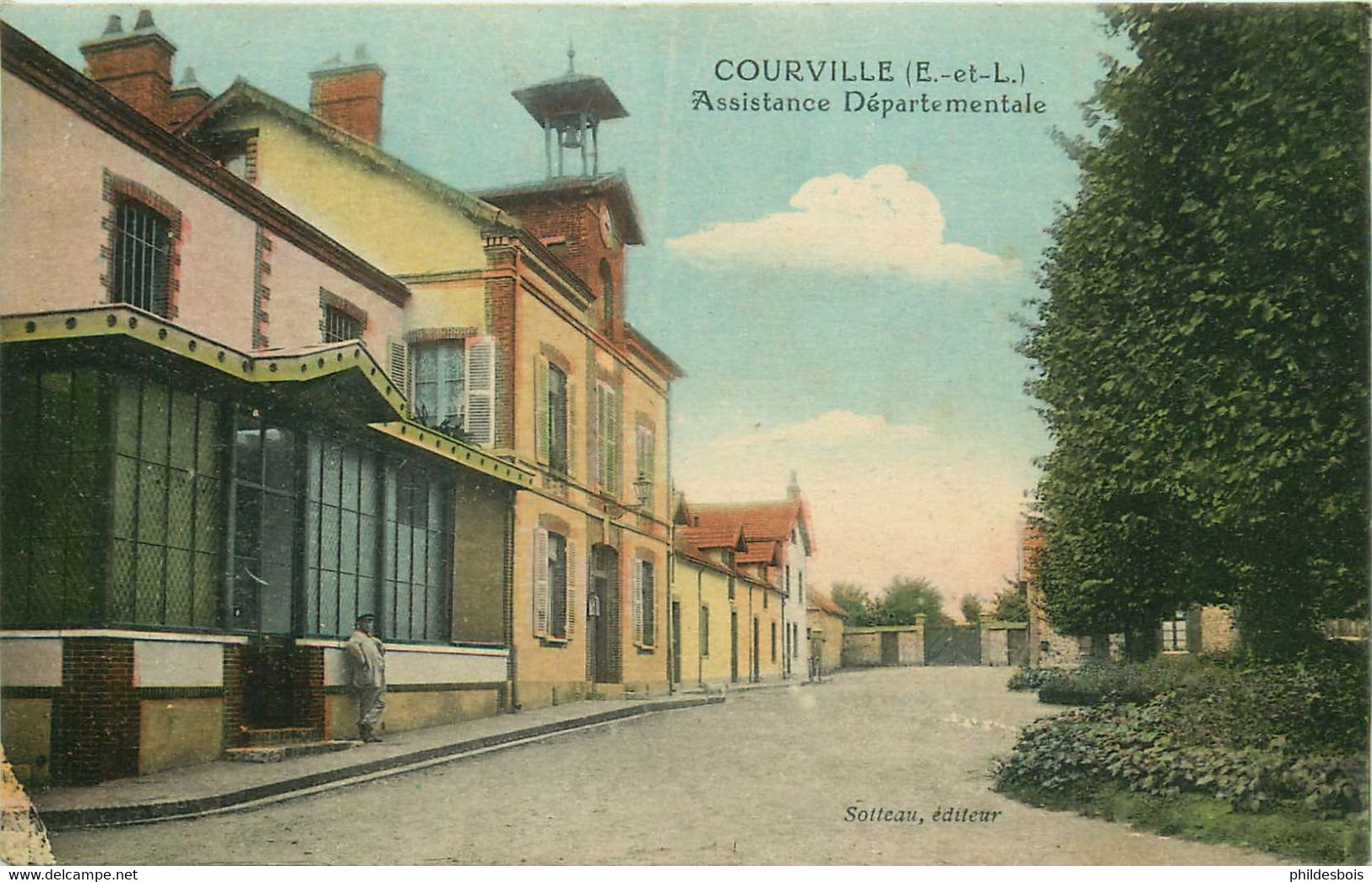 EURE ET LOIR   COURVILLE  Assistance Departementale - Courville