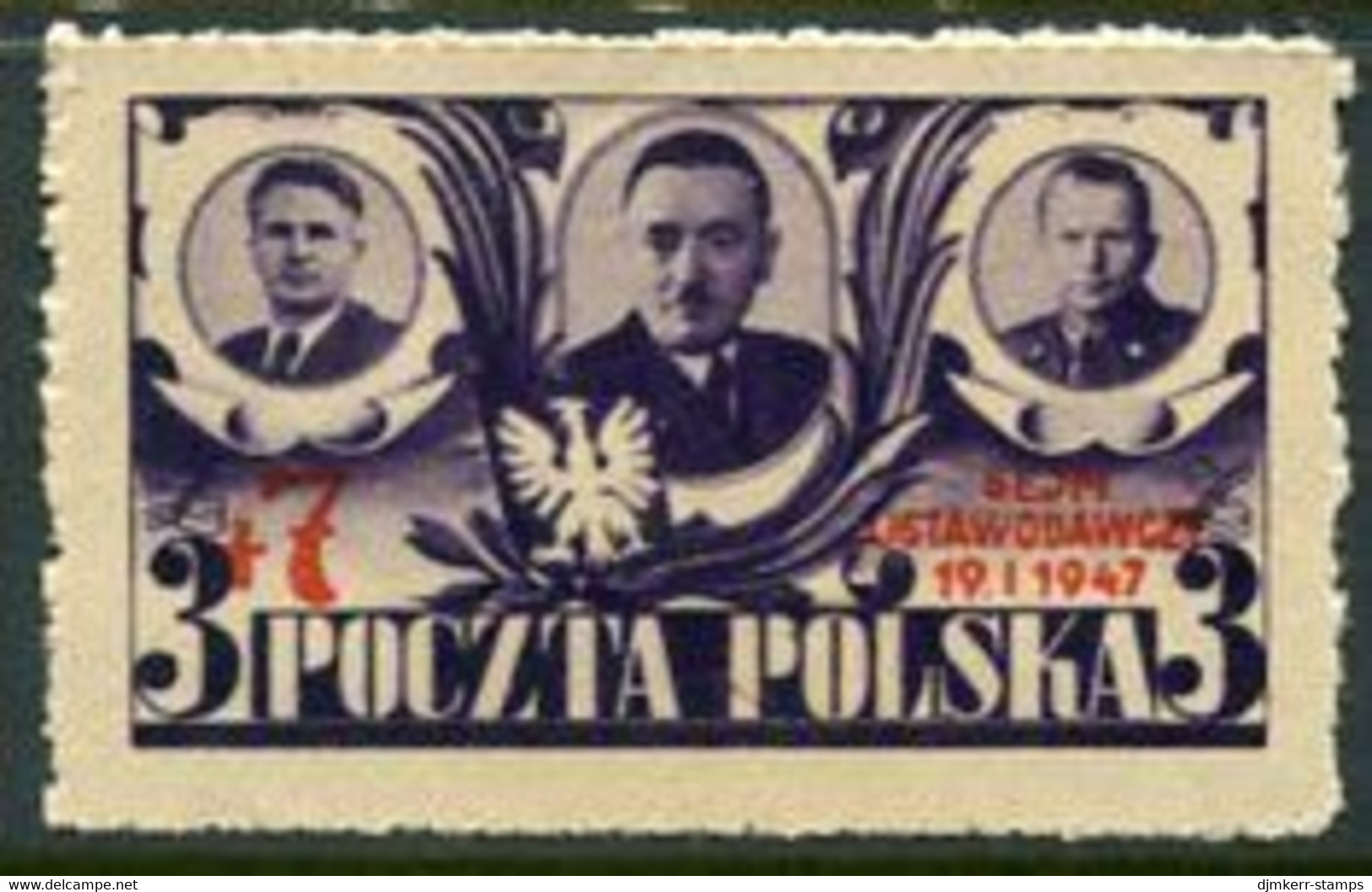 POLAND 1947 Sitting Of First Post-War Parliament MNH / **.  Michel 451 - Nuovi