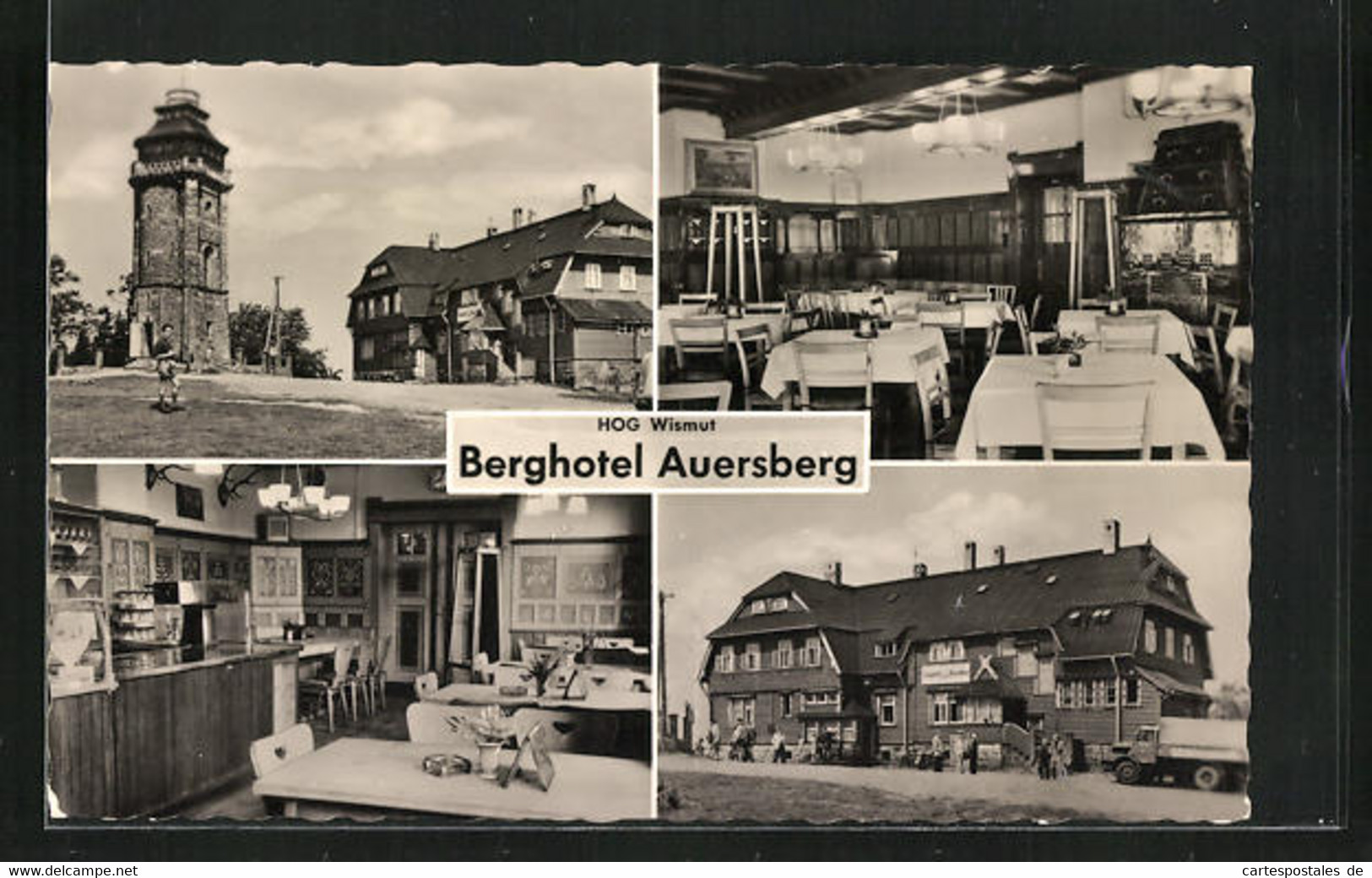 AK Auersberg, Hotel Auersberg Mit Aussichtsturm - Auersberg