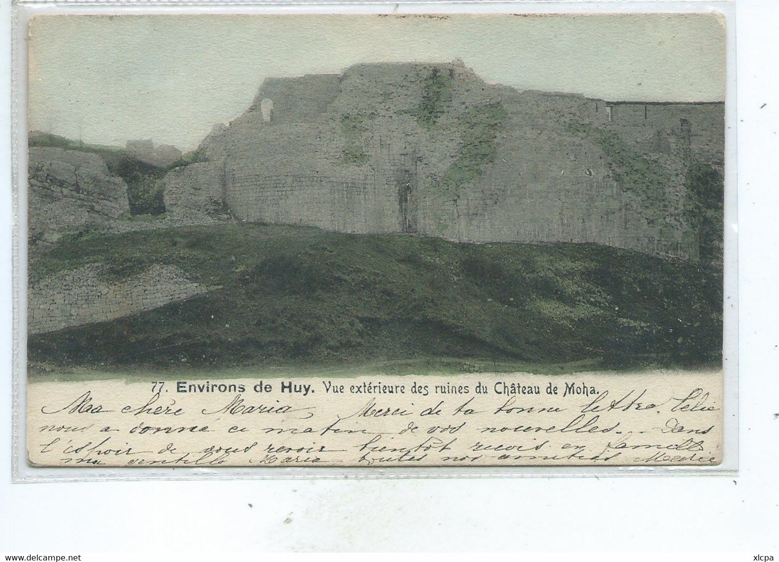 Environs De Huy Vue Extérieure Des Ruines Du Château De Moha - Wanze