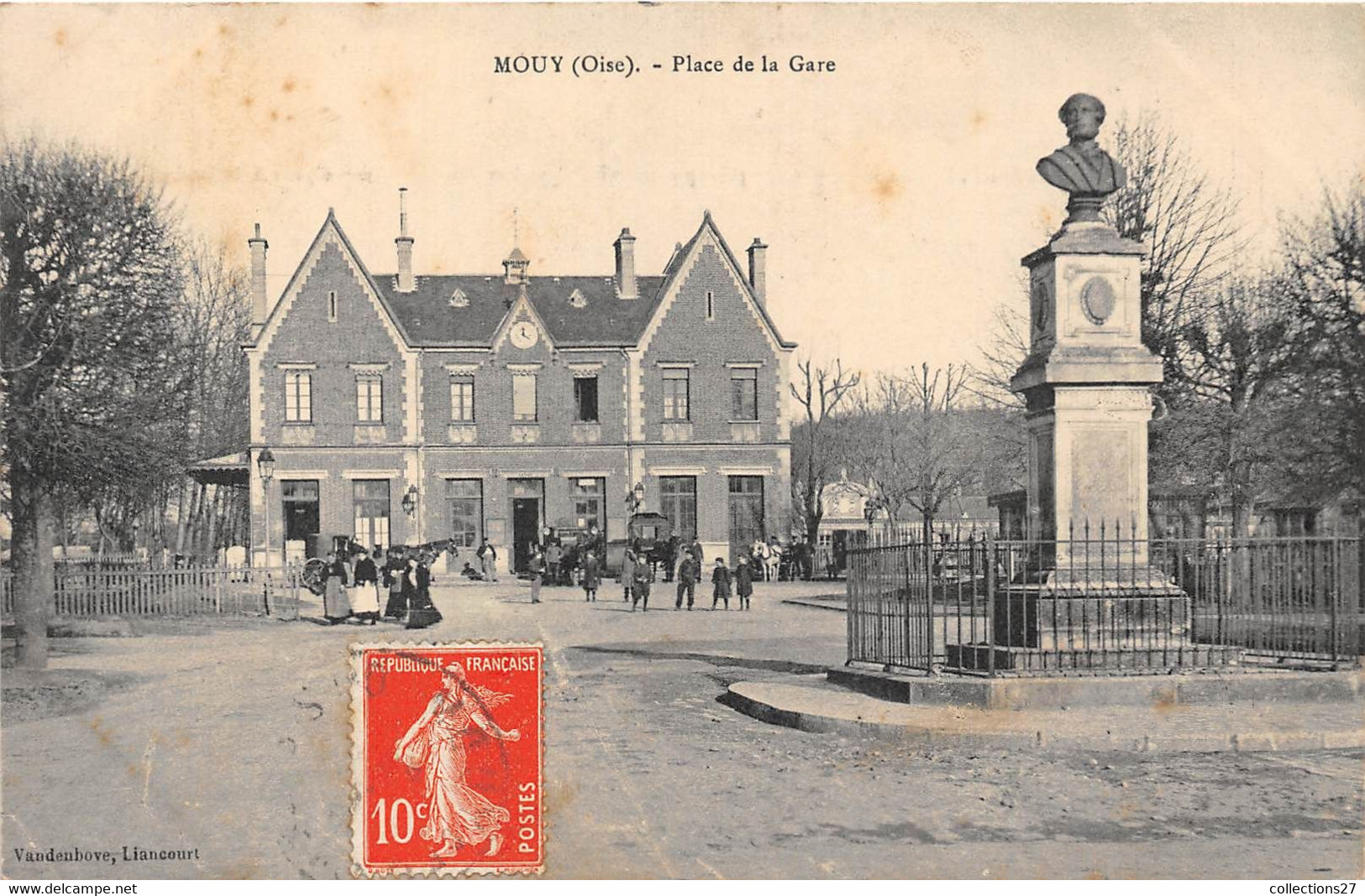 60-MOYE- PLACE DE LA GARE - Mouy