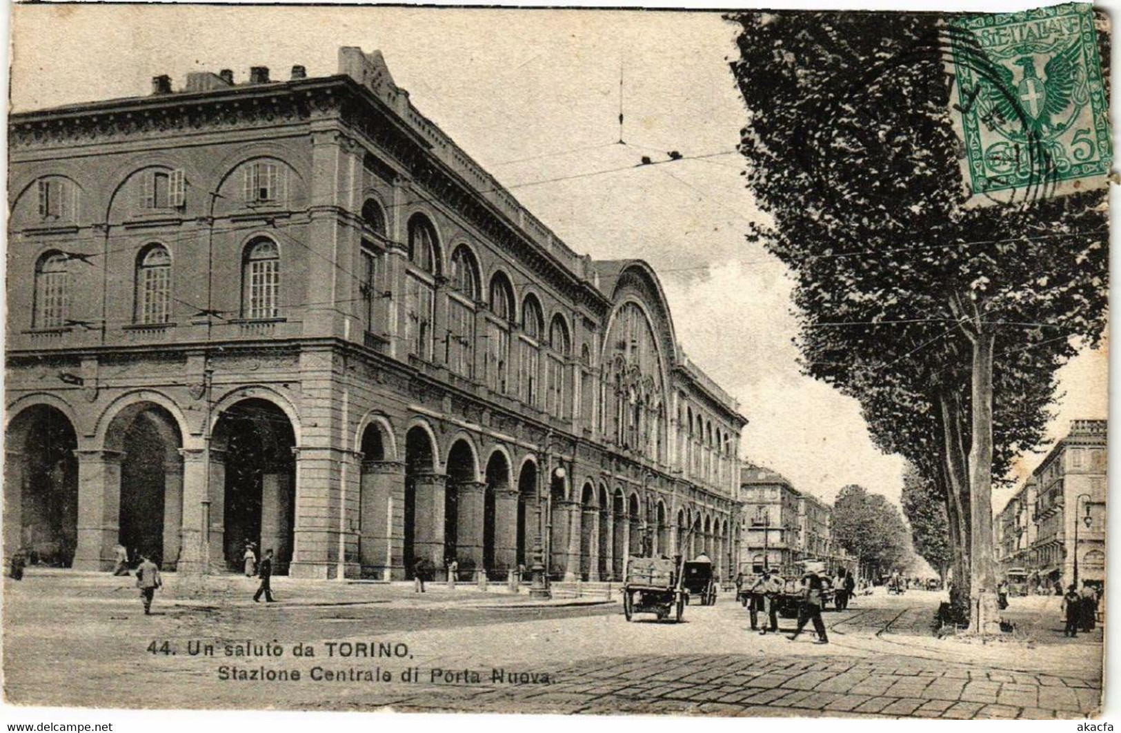 CPA AK TORINO Stazione Centrale Di Porta Nuova ITALY (542235) - Stazione Porta Nuova