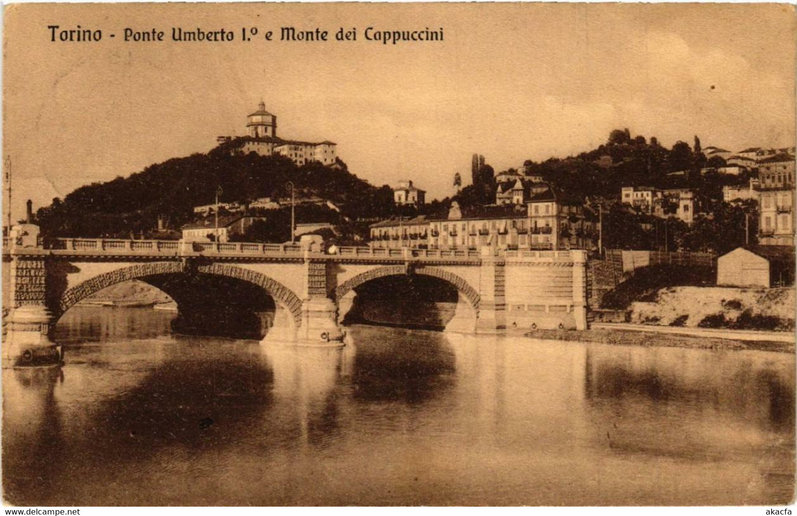 CPA AK TORINO Ponte Umberto I.e Monte Cappuccini ITALY (542277) - Ponts