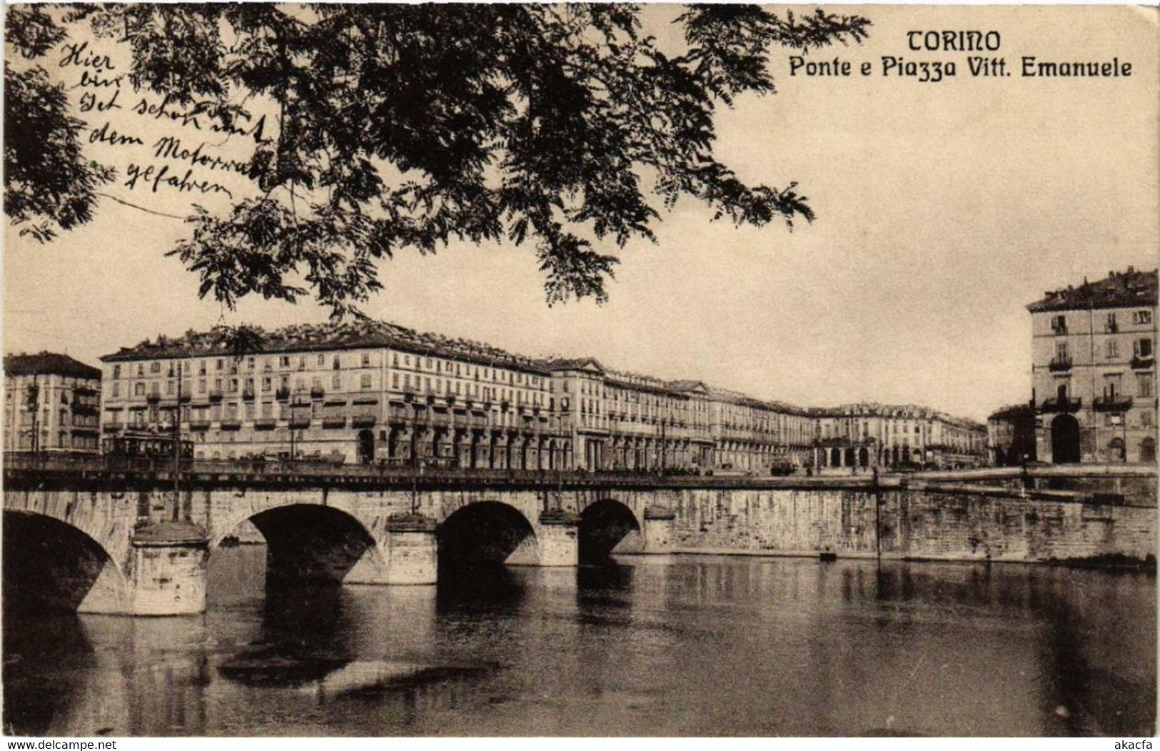 CPA AK TORINO Ponte E Piazza Vitt.Emanuele ITALY (542318) - Ponts