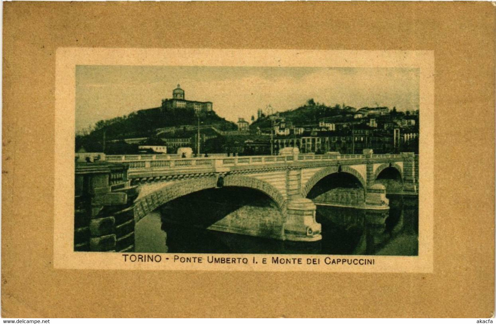 CPA AK TORINO Ponte Umberto I.e Monte Dei Cappuccini ITALY (542348) - Bruggen