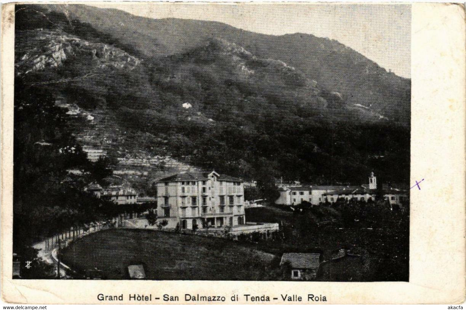 CPA AK Grand Hotel-San Dalmazzo Di Tenda, Valle Roia ITALY (542504) - Otros & Sin Clasificación