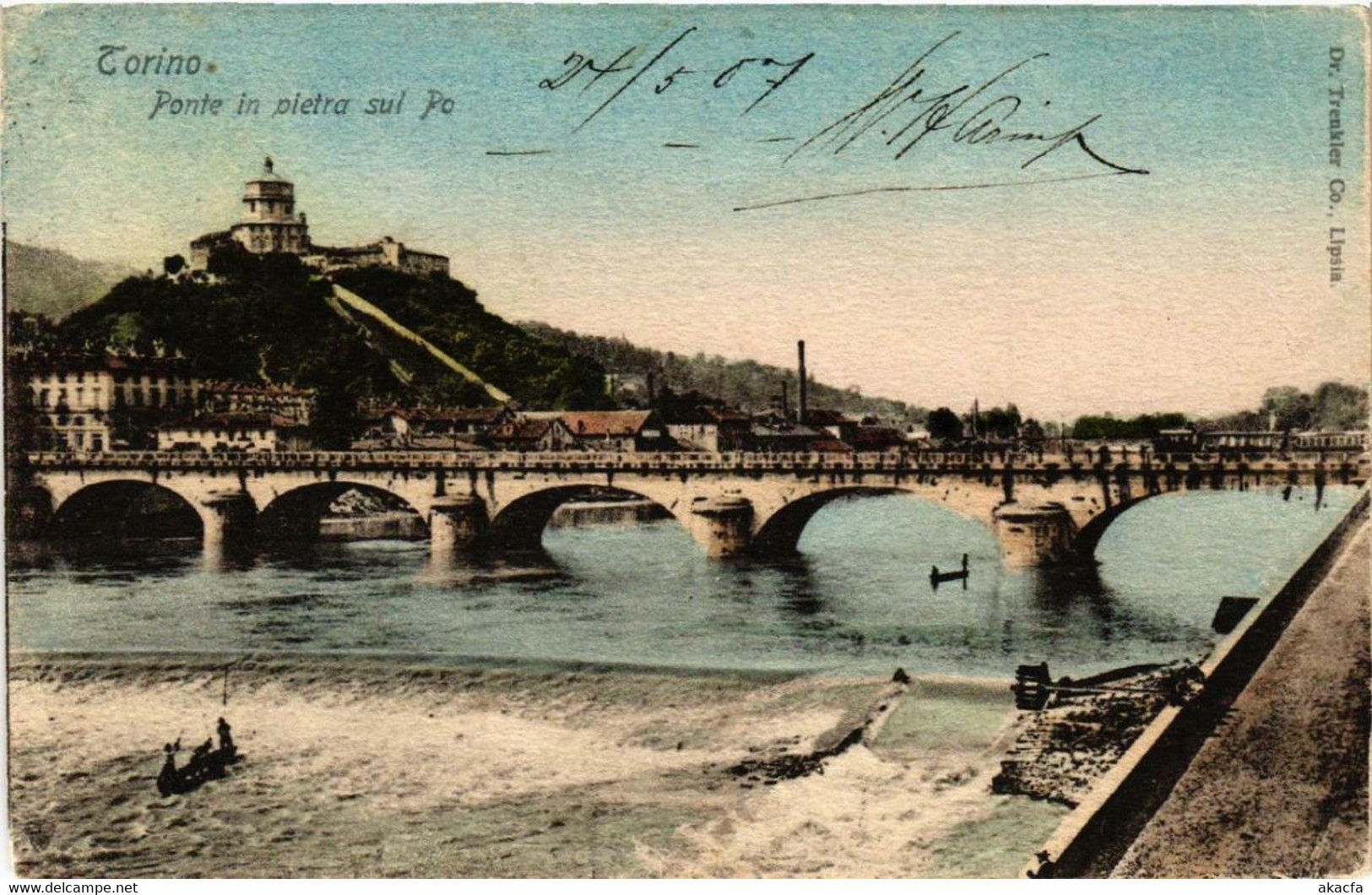 CPA AK TORINO Ponte In Pietra Sul Po ITALY (542746) - Ponts