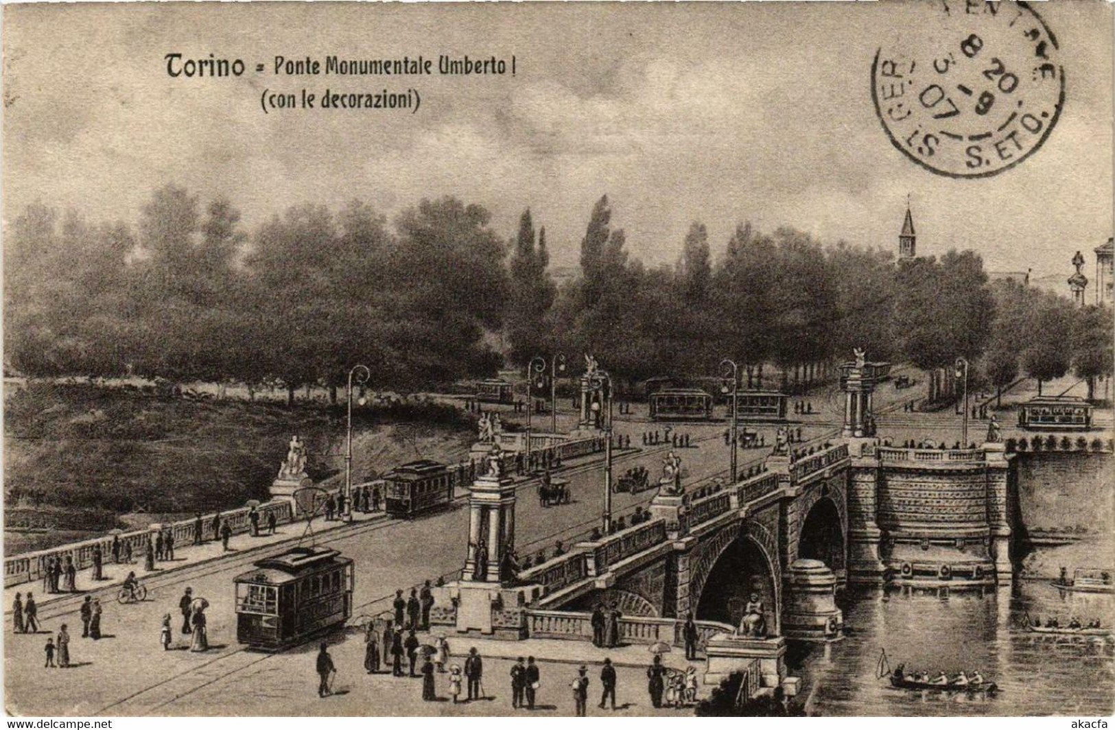 CPA AK TORINO Ponte Monumentale Umberto I ITALY (542777) - Ponts