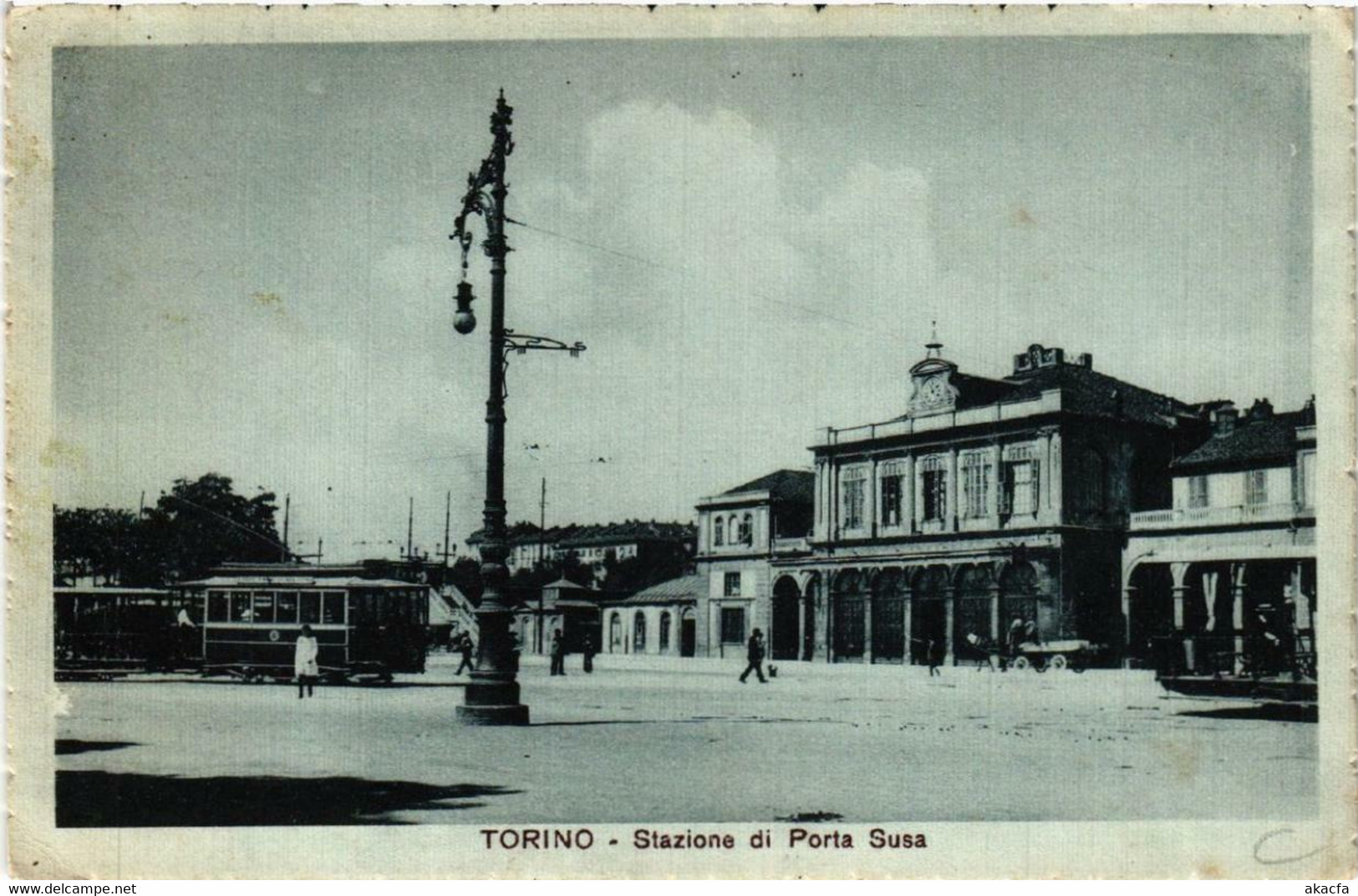 CPA AK TORINO Stazione Di Porta Susa ITALY (542798) - Transportmiddelen