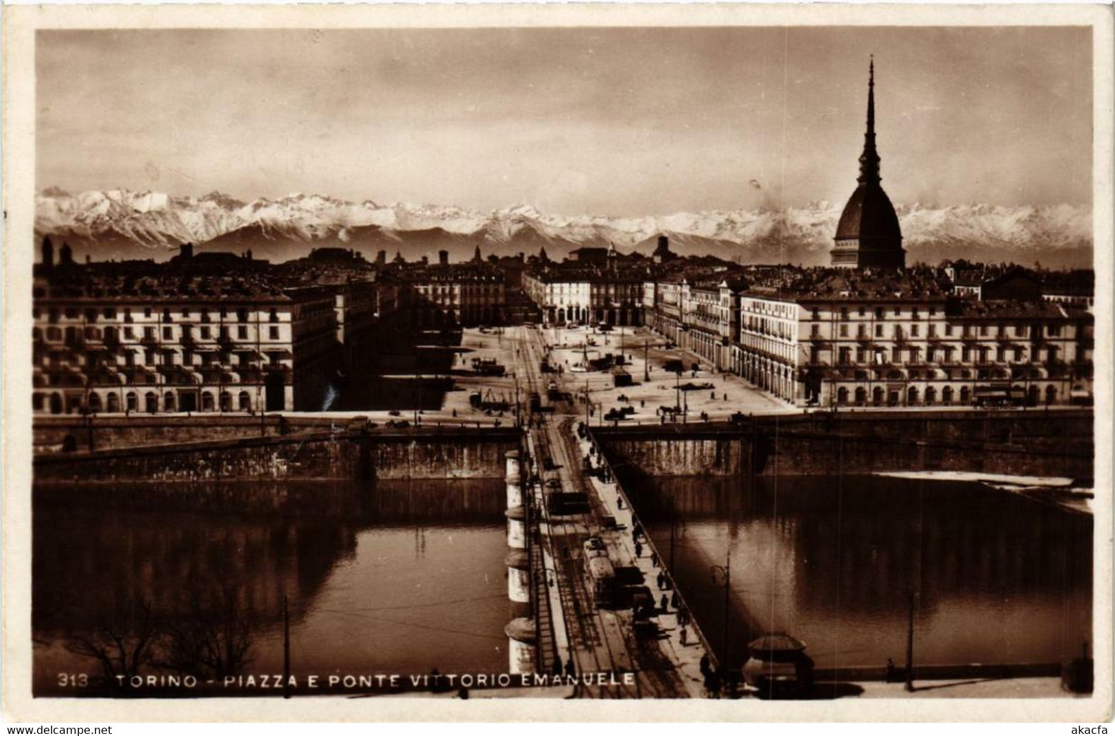 CPA AK TORINO Piazza E Ponte Vittorio Emanuele ITALY (542861) - Ponts