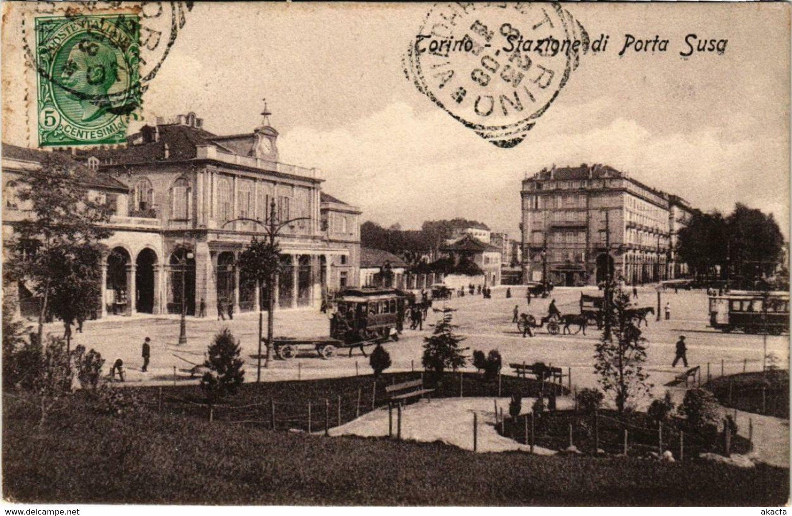 CPA AK TORINO Stazione Di Porta Susa ITALY (542898) - Transport