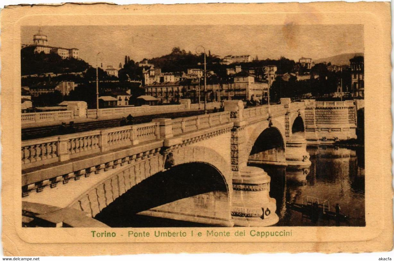 CPA AK TORINO Ponte Umberto I E Monte Dei Cappuccini ITALY (542903) - Ponts
