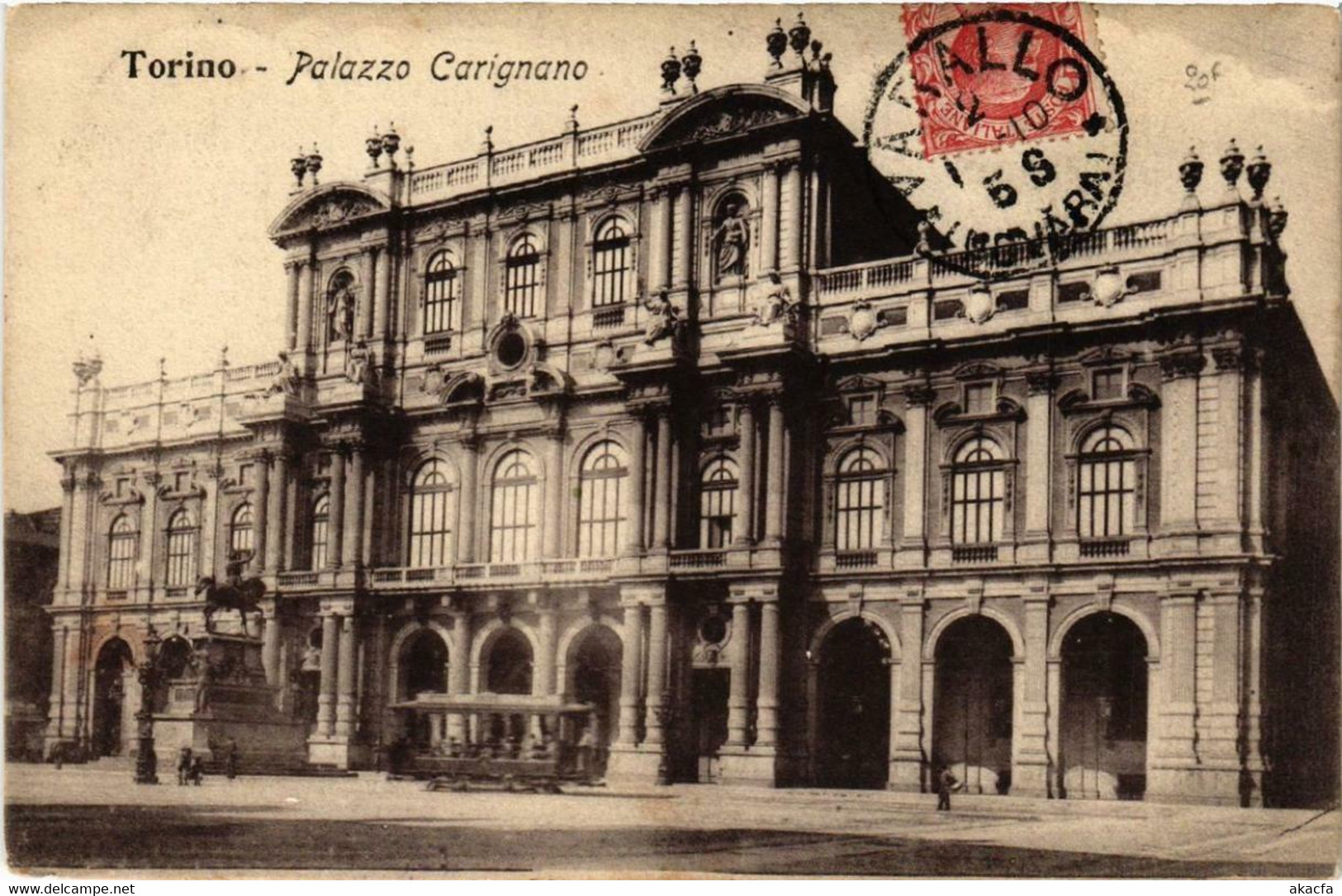 CPA AK TORINO Palazzo Carignano ITALY (543898) - Palazzo Carignano