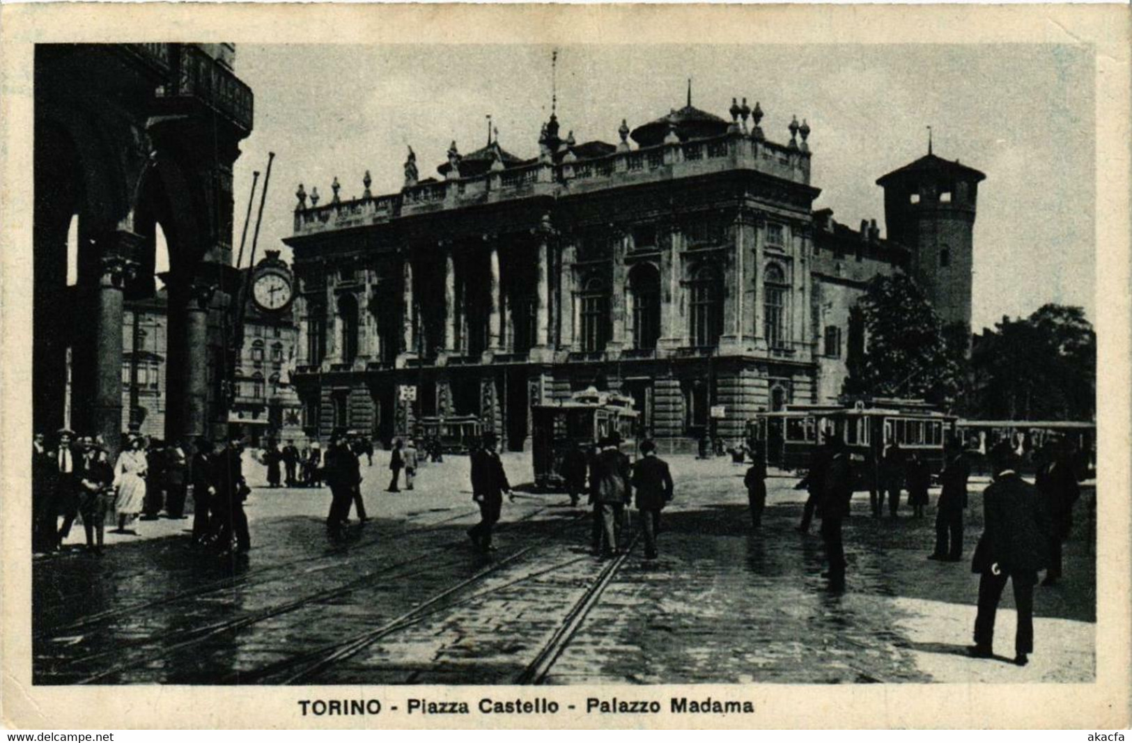 CPA AK TORINO Piazza Castello, Palazzo Madama ITALY (543909) - Palazzo Madama