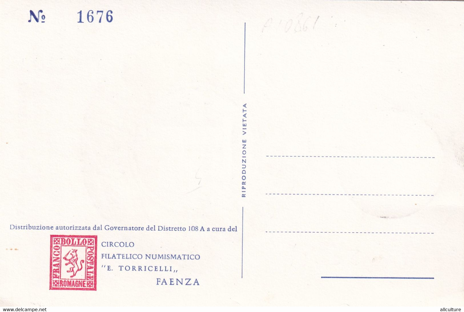 A10915- 50 ANNIVERSARY OF INTERNATIONAL LIONS 1917-1967, FAENZA 1967 ITALIA POSTE ITALIANE USED STAMPS - 1961-70: Used