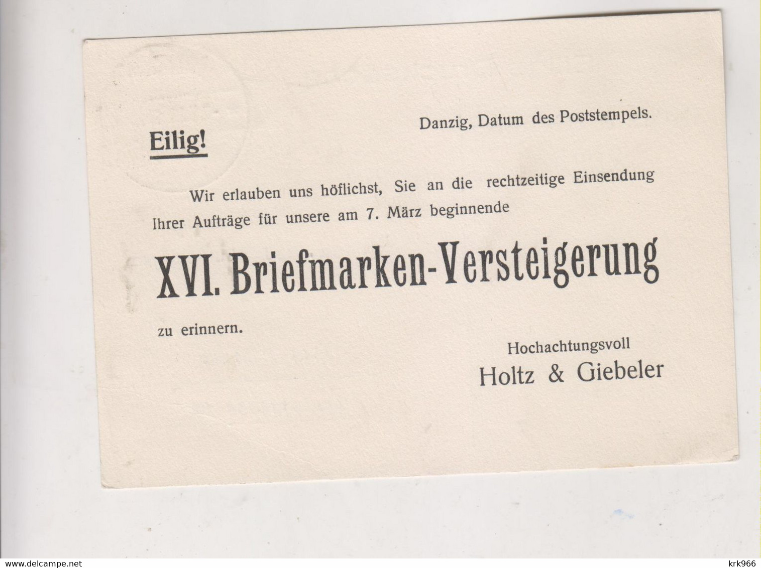 GERMANY DANZIG 1929 Nice Postcard To Austria - Otros & Sin Clasificación