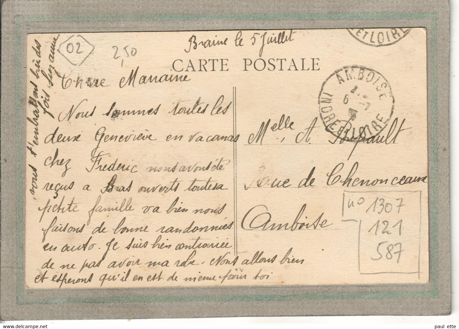 CPA - (02) BRAINE - Aspect De La Poste, De La Mairie Et Du Journal L'Eclair De L'Est En 1934 - Place De L'Hôtel De Ville - Andere & Zonder Classificatie