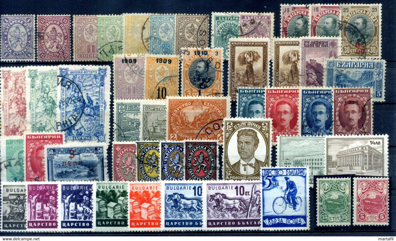 Lotto BULGARIA Primo Periodo */usato - Collections, Lots & Series