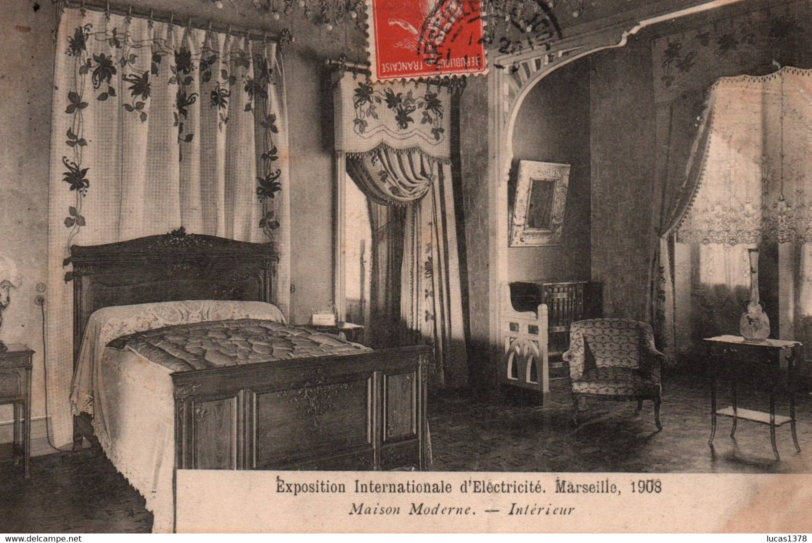 13/  MARSEILLE - Exposition Internationale D'Electricité - MAISON MODERNE / INTERIEUR - Exposición Internacional De Electricidad 1908 Y Otras