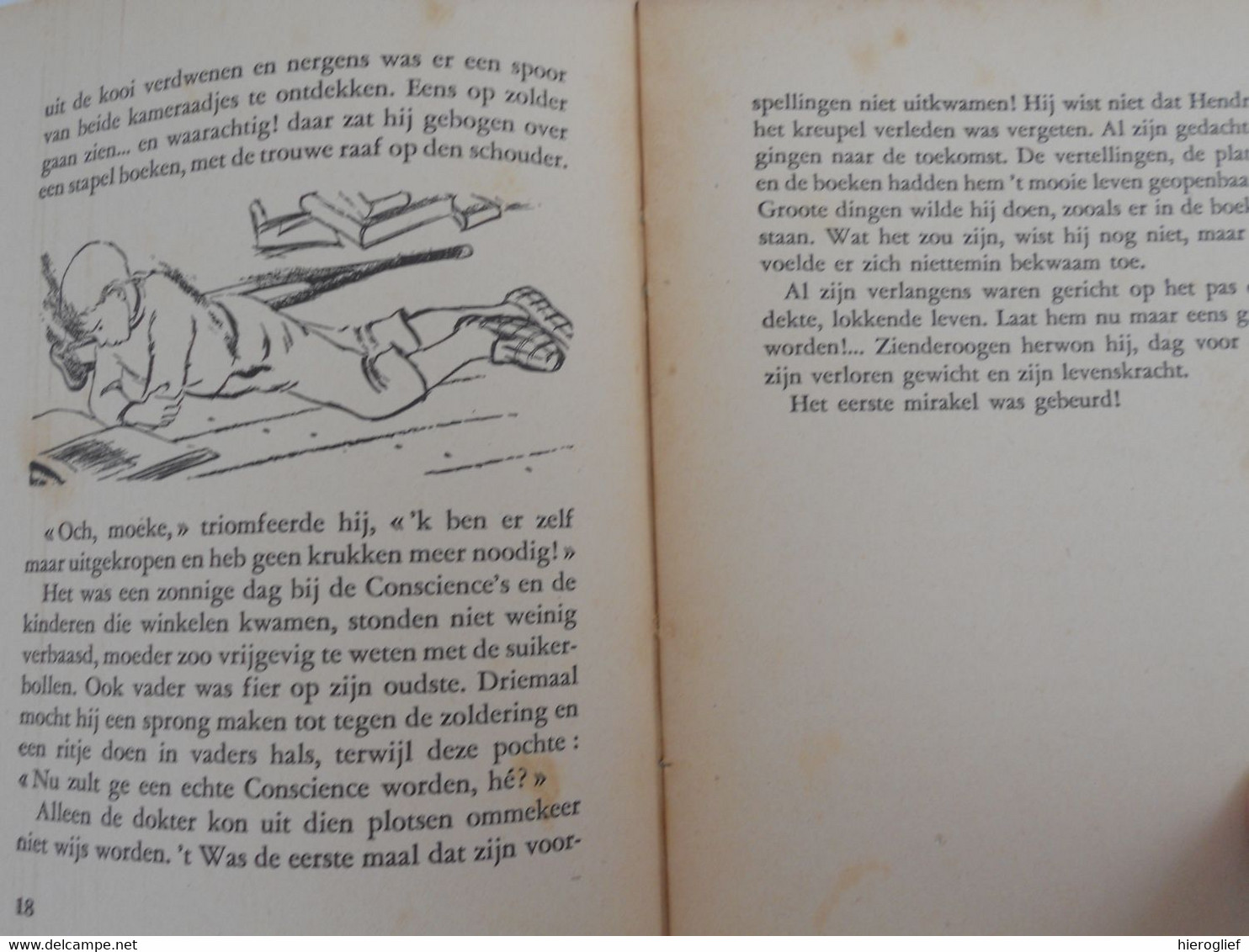 Het Leven Van HENDRIK CONSCIENCE Aan De Jeugd Verteld Door Felix Heijdendal Verlucht Door Br. Maximinus Antwerpen Vlaams - Histoire