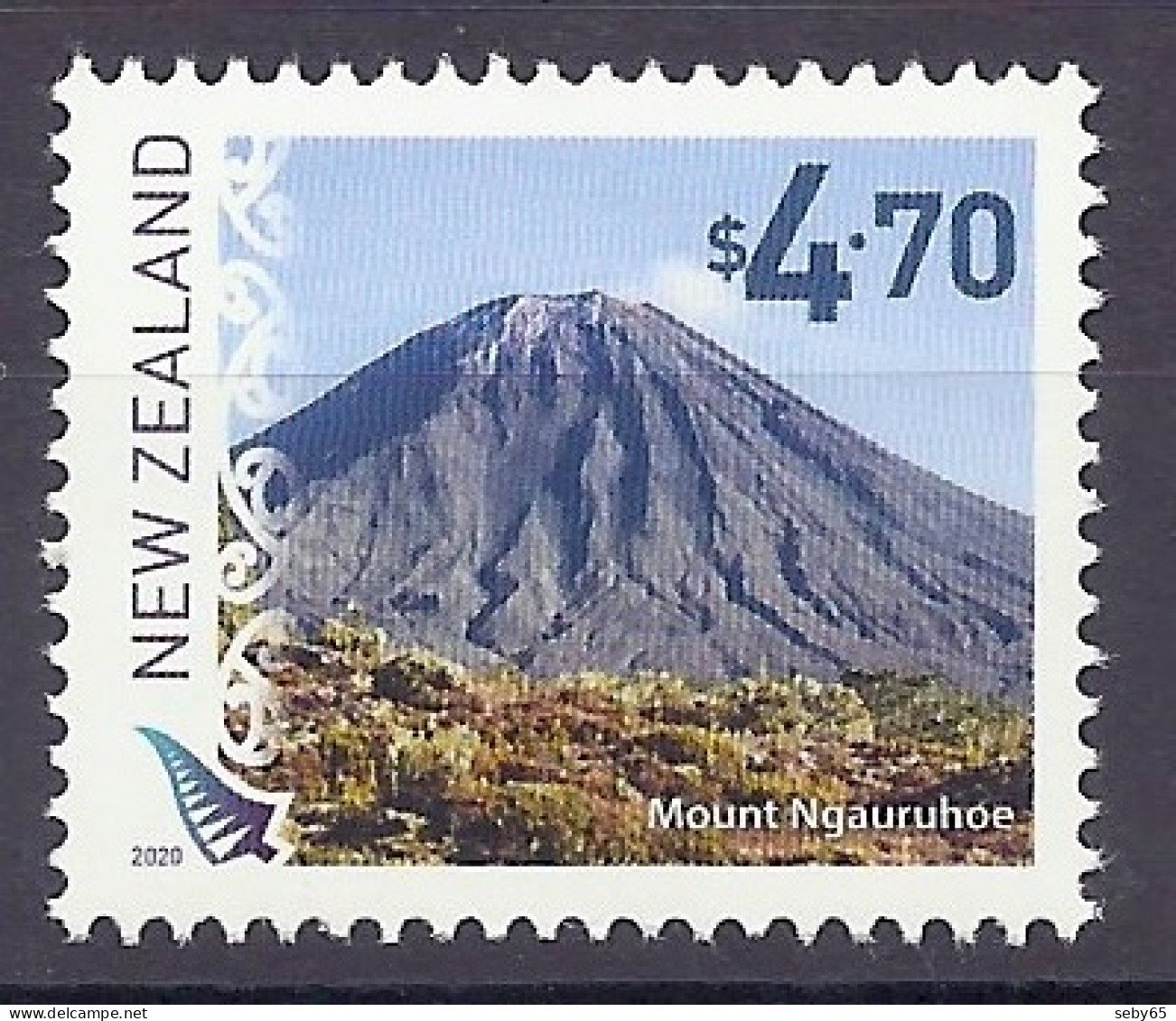 New Zealand 2020 - Definitives, Landscapes, Mount Ngauruhoe, Volcano, Volcan, Vulkan, Mountains Scenic View - MNH - Nuovi