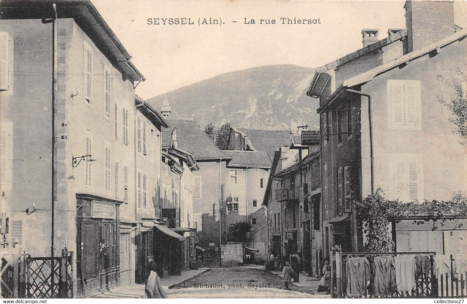 01-SEYSSEL- LA RUE THIERSOT - Seyssel