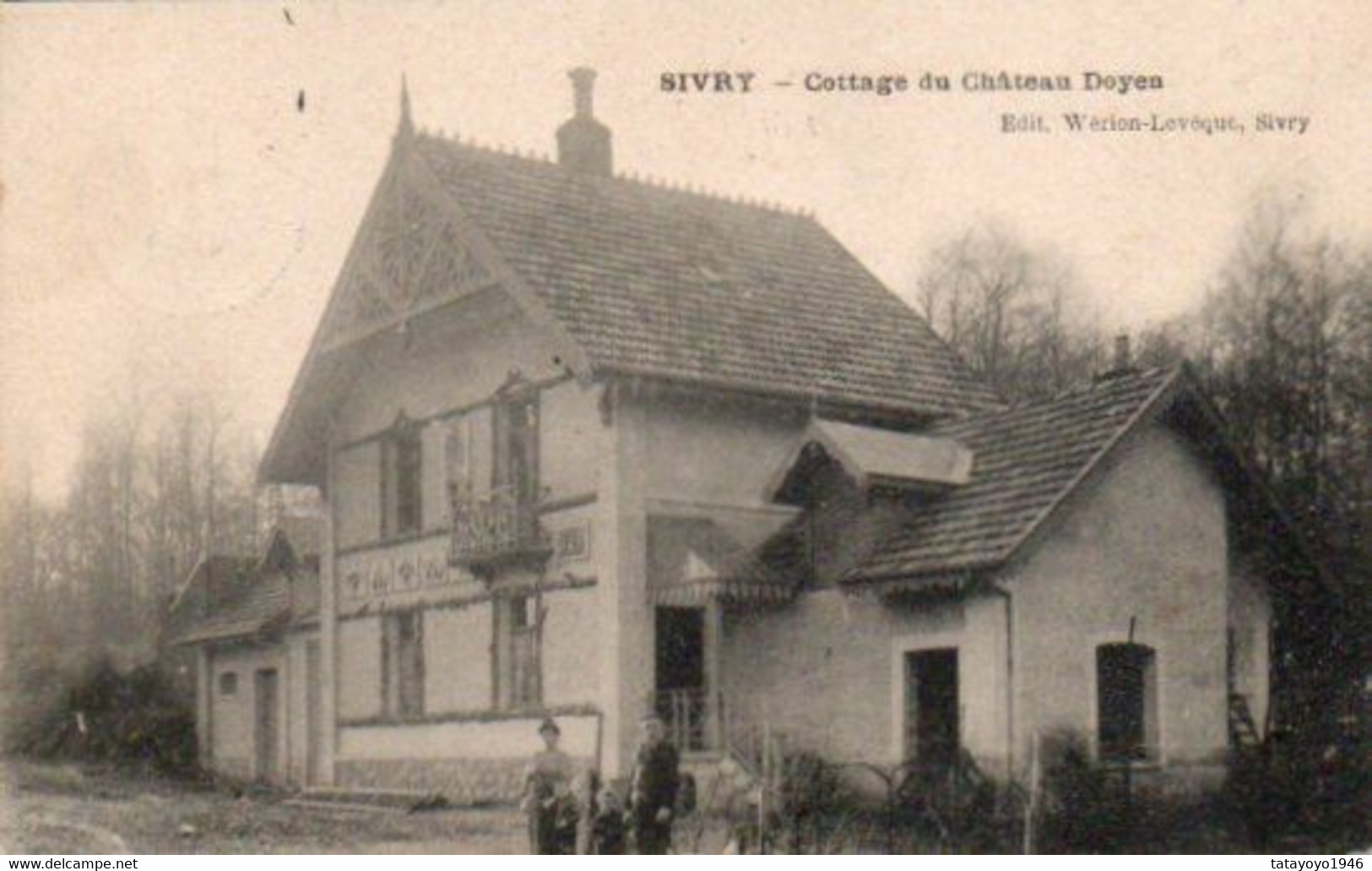 Sivry  Cottage Du Chateau Doyen Voyagé En 1909 - Sivry-Rance