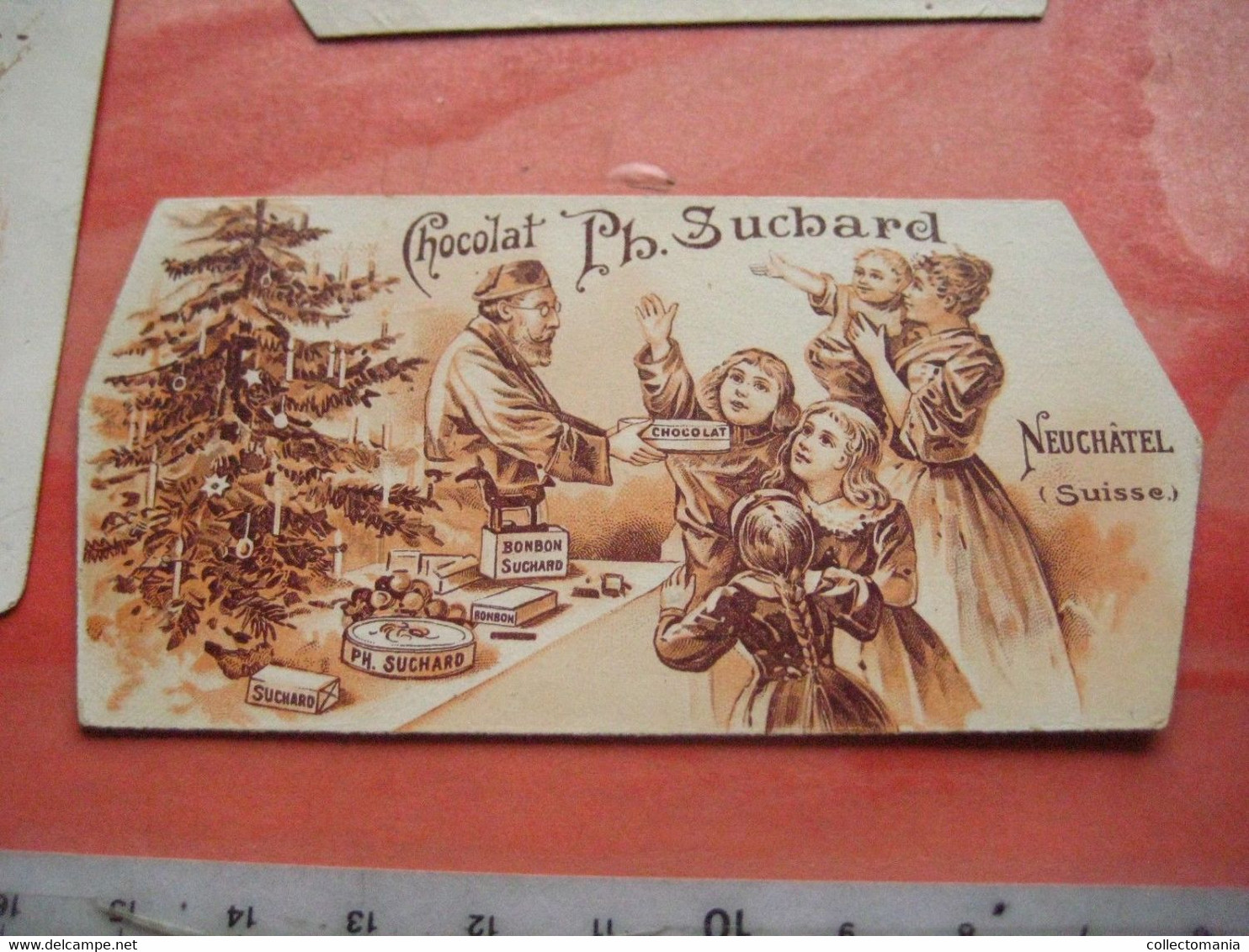 1 Package Shape C1898 Chocolate SUCHARD V41 - H - Christmas NOEL Kerstmis Cardeau, Litho, VG- Litho,tres Bien  RRR - Suchard