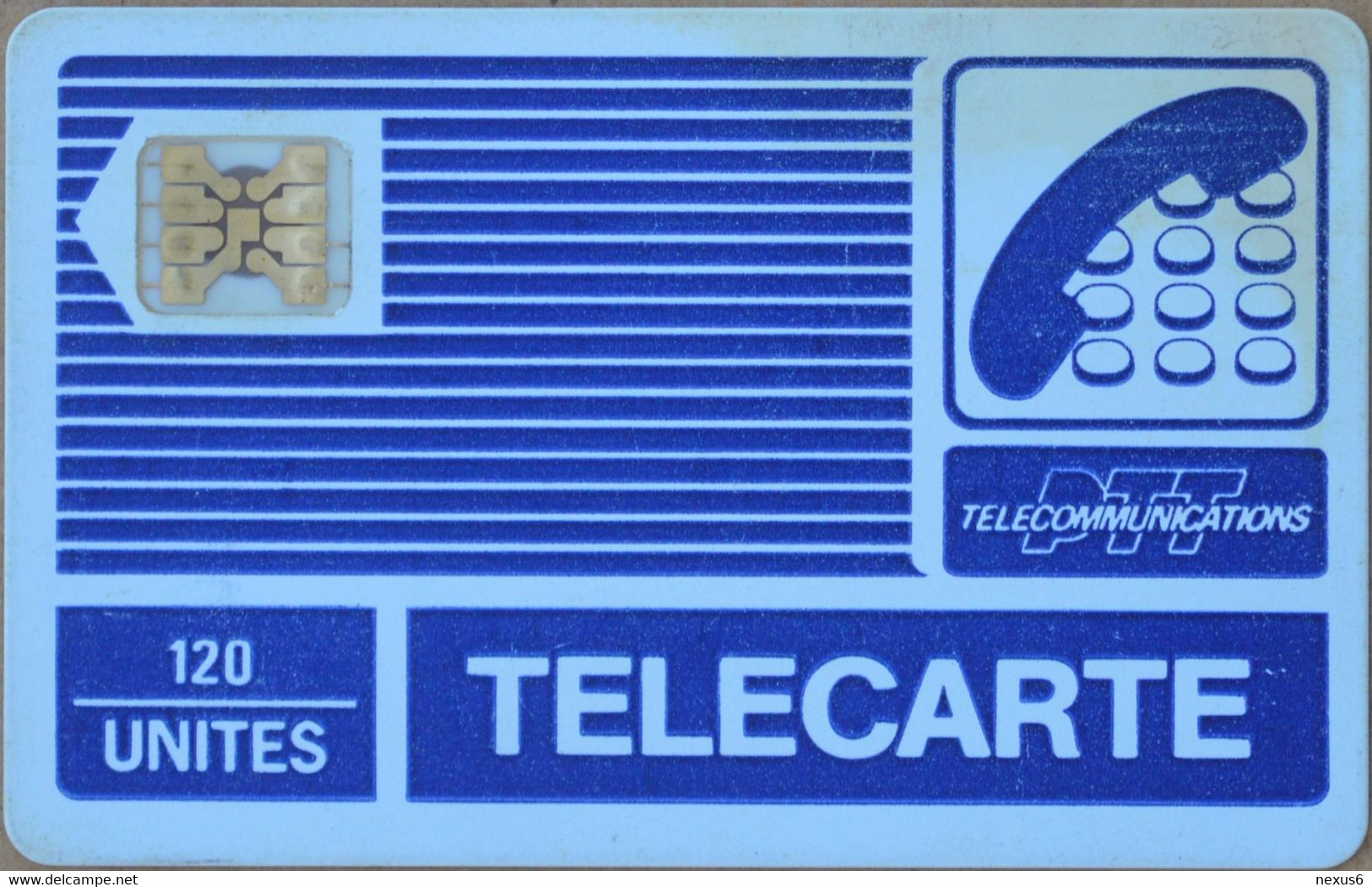 France - Les Pyjamas - Chip SC4 GW, Cn. 5310 At Center, Matt Finish, 120Units, Used - Gestreift (Pyjama)