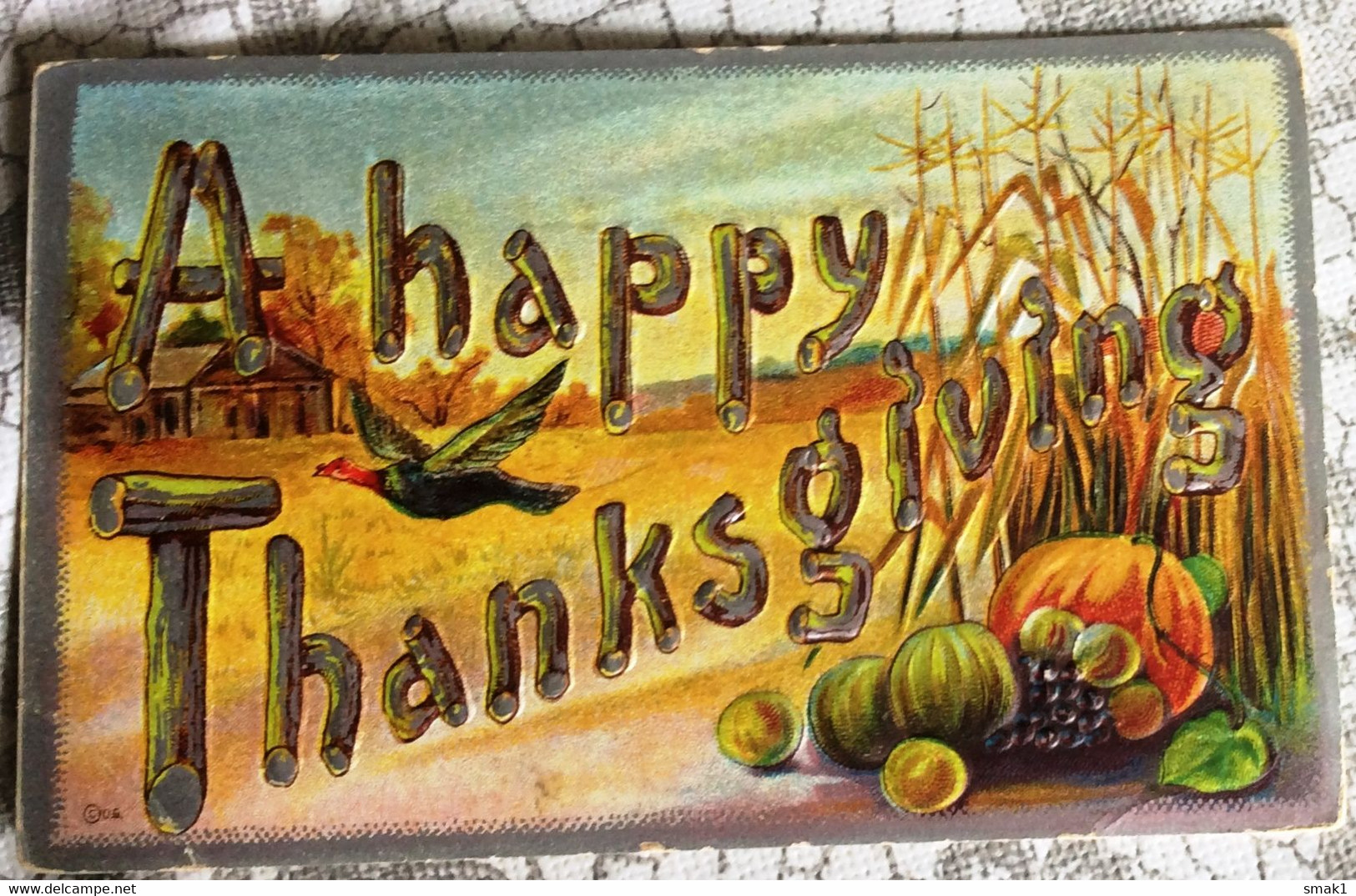 POSTCARD  Holidays & Celebrations > Thanksgiving  OLD AK ALTE KARTE UNUSED - Thanksgiving