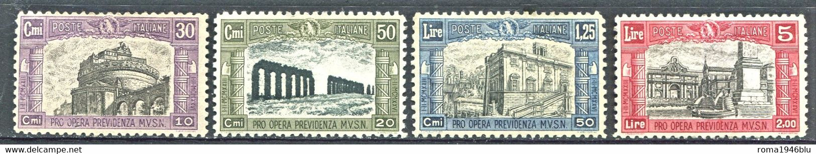 REGNO 1928 PRO OPERA PREVIDENZA MILIZIA 2° EMISSIONE ** MNH - Neufs