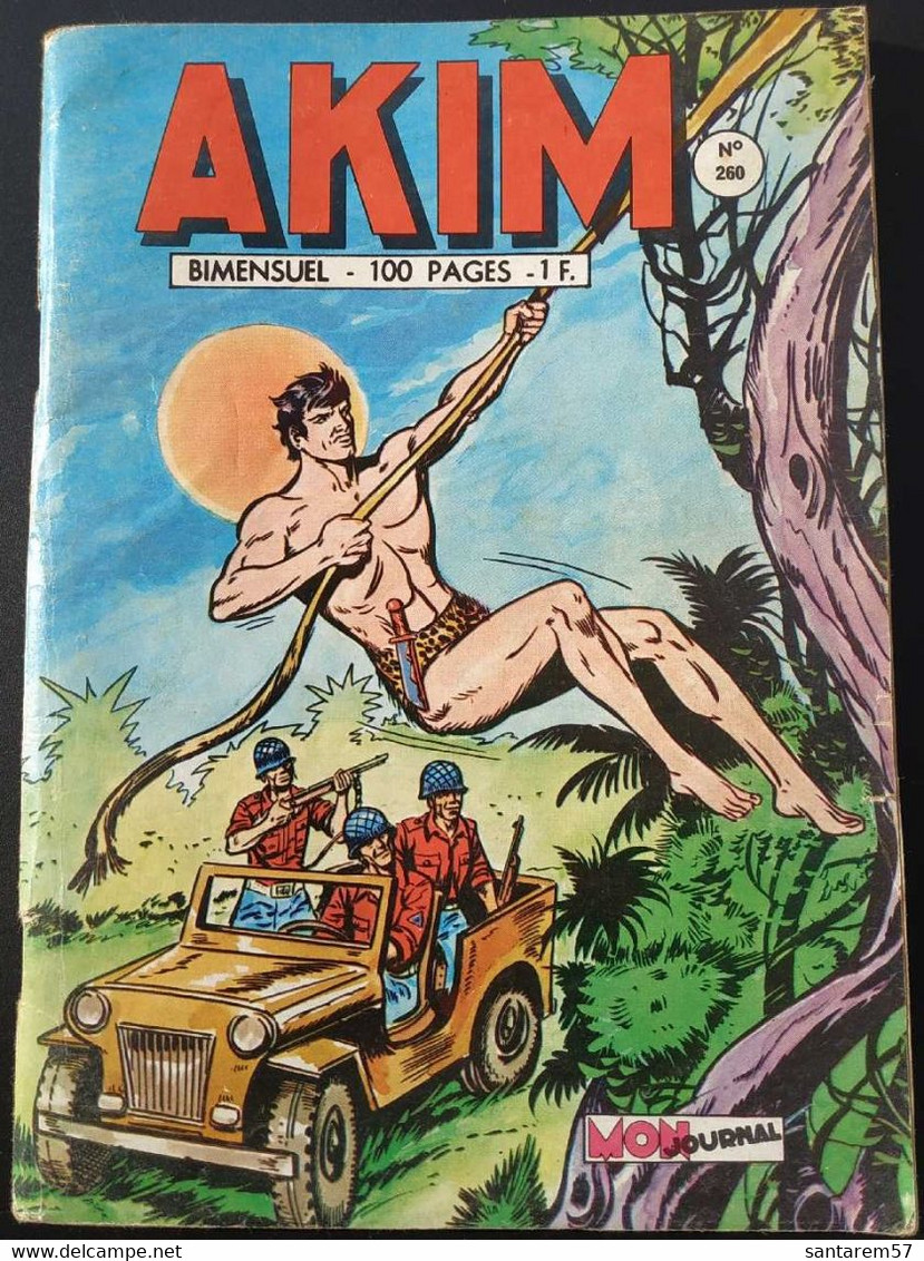 BD Bande Dessinée Bimensuel Akim 260 Le Troisième Voleur - Akim